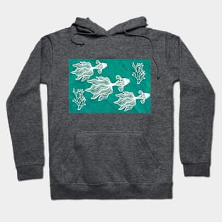 Abstract Betta Fish Scene Hoodie